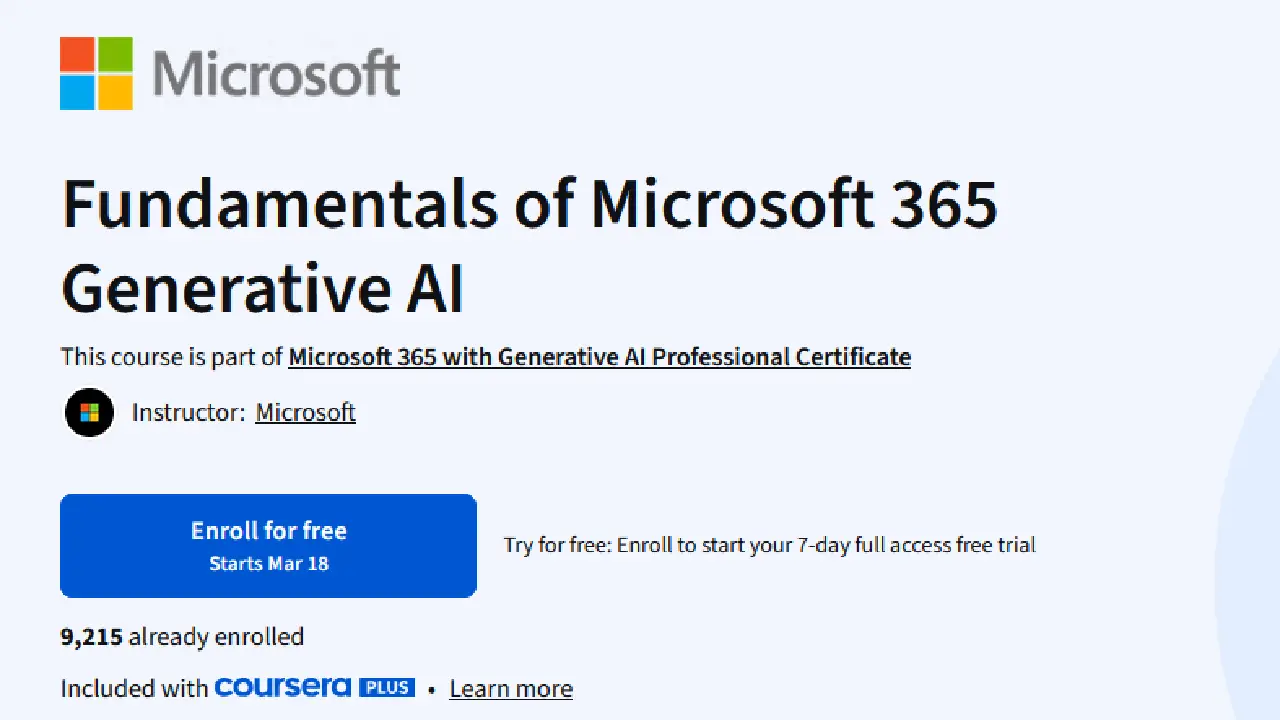 Fundamentals of Microsoft 365 Generative AI Fundamentals of Microsoft 365 Generative AI