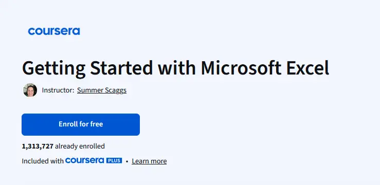Getting Started with Microsoft Excel Getting Started with Microsoft Excel