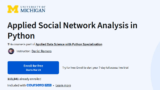 Applied Social Network Analysis in Python