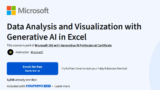 Data Analysis and Visualization with Generative AI in Excel