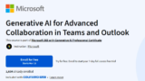 Generative AI for Advanced Collaboration in Teams and Outlook