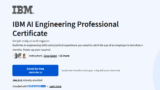 IBM AI Engineering Professional Certificate