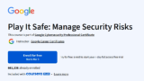 Play It Safe: Manage Security Risks